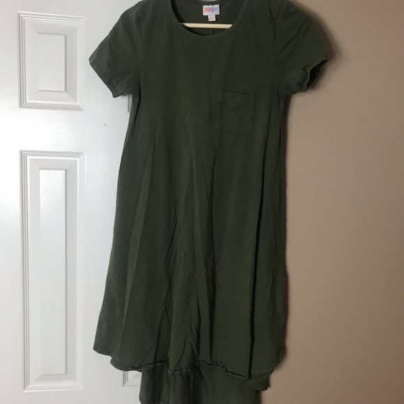 Army Green Lularoe Carly - sz  XXS - Picture 6 of 7